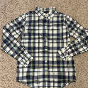 NWT Janie & Jack Plaid Flannel Shirt, 8